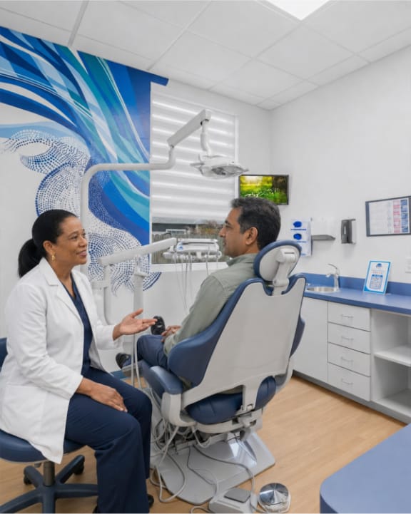 An oral surgery procedure being carried out gently at Tomlinson Dental in Tampa